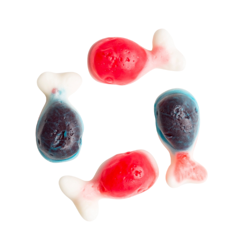 Bonbons baleines farcies à la vanille 1kg Aliments St-Germain