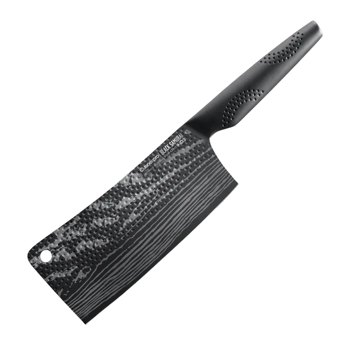 Cuisine::pro® iD3® BLACK SAMURAI™ 6.5" couperet en acier japonais 420J2 avec poignée MicroDot antidérapante