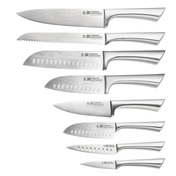 Personnalisation pour Bloc à couteaux Damashiro Bodo avec planche à découper 10 pièces - Custom Chef - Eugène Allard