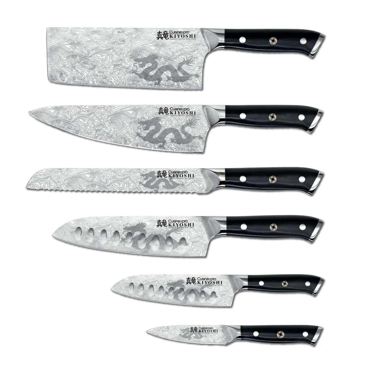 Bloc de couteaux 7 pièces Kiyo KIYOSHI® - Cuisine::pro® Cuisine::pro®