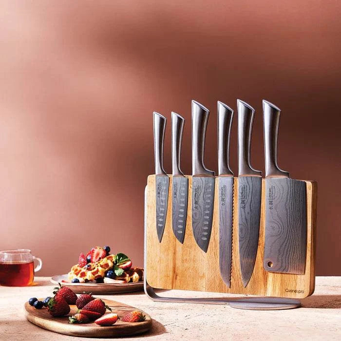 Bloc à couteaux Meiyo Damashiro® 7 pièces - Cuisine::pro® - Eugène Allard