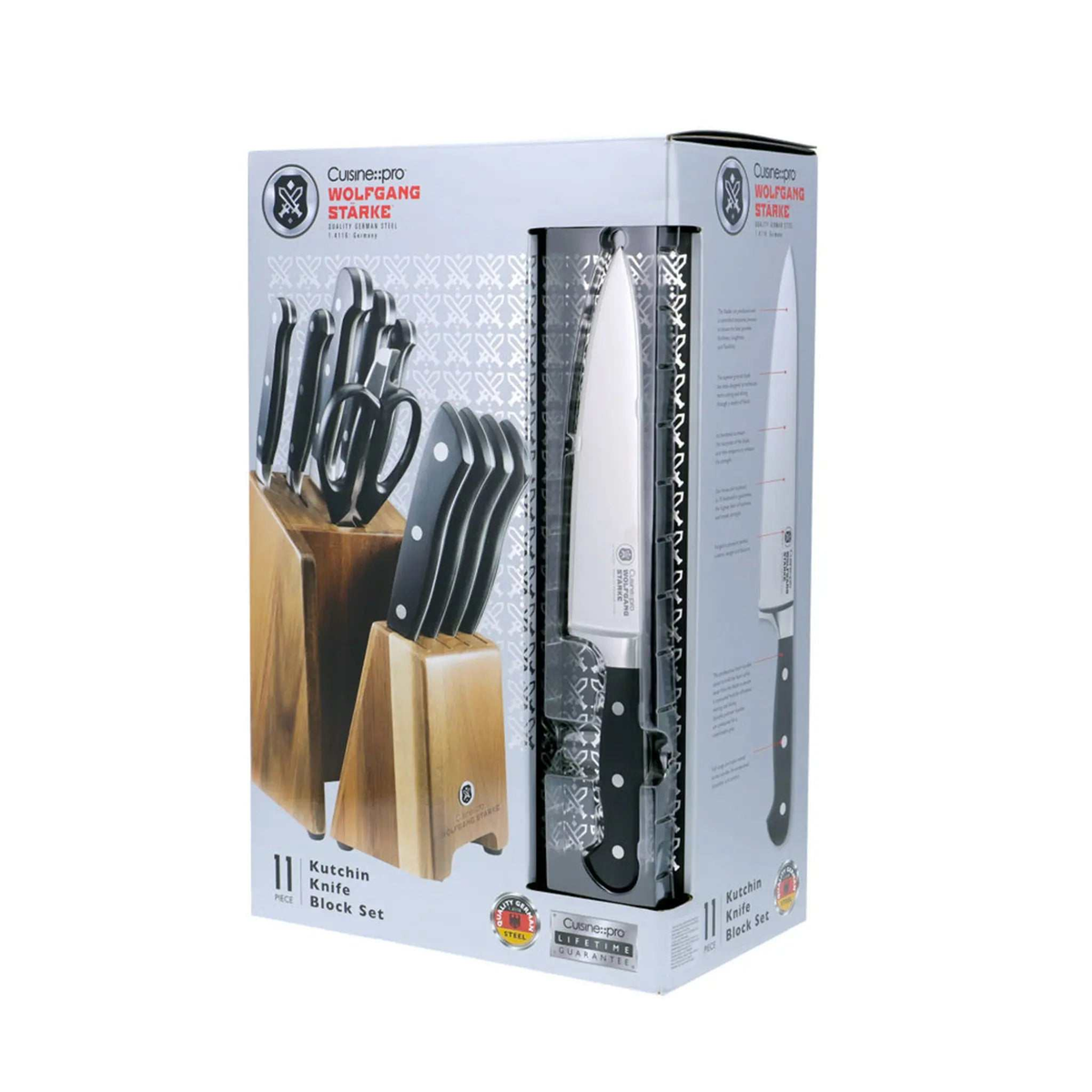 Bloc de couteaux 11 pièces Kutchin WOLFGANG STARKE - Cuisine::pro® Cuisine::pro®