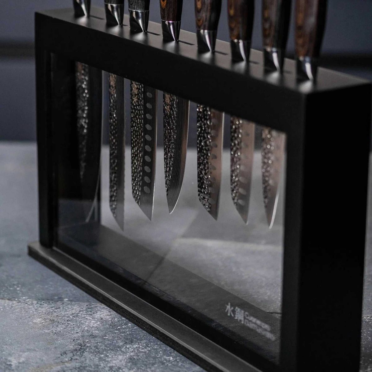 Bloc de couteaux Hisa Damashiro EMPEROR® 9 pièces – Cuisine::pro Cuisine::pro®