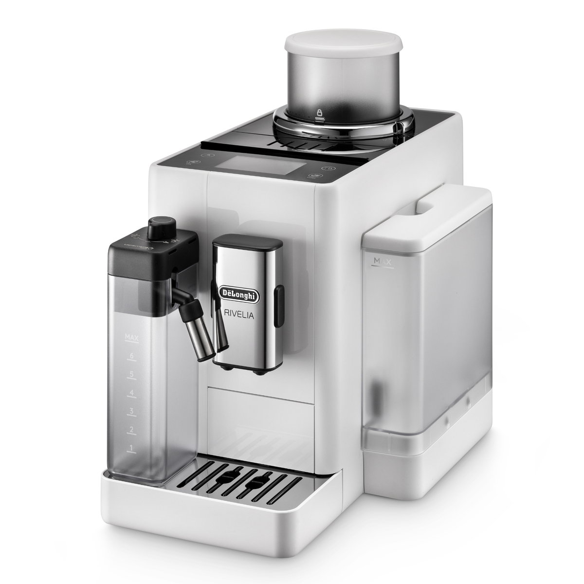 Rivelia Automatic Coffee Machine Arctic White - De'Longhi