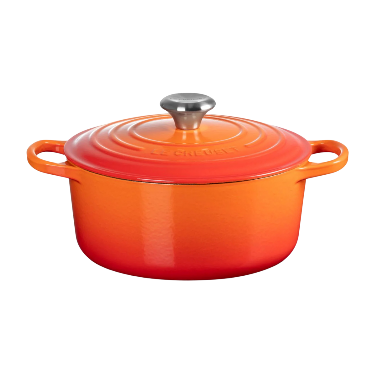 Cocotte ronde en fonte émaillée Signature Volcanique 5,3 L – Le Creuset