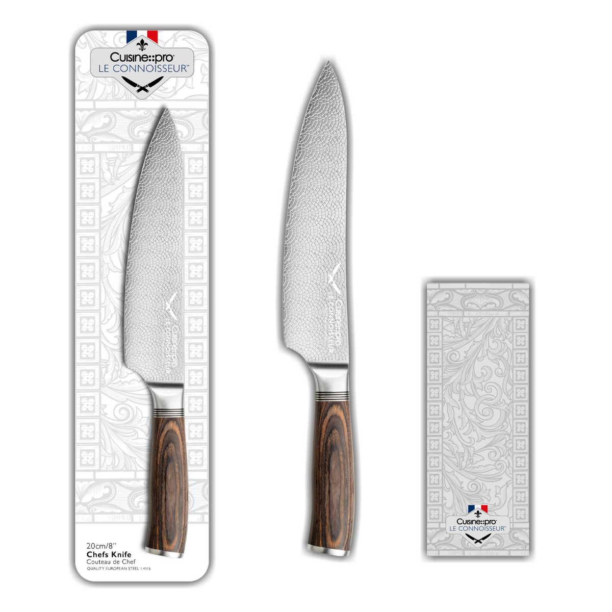 Couteau de chef LE CONNOISSEUR™ 20 cm – Cuisine::pro® Cuisine::pro®