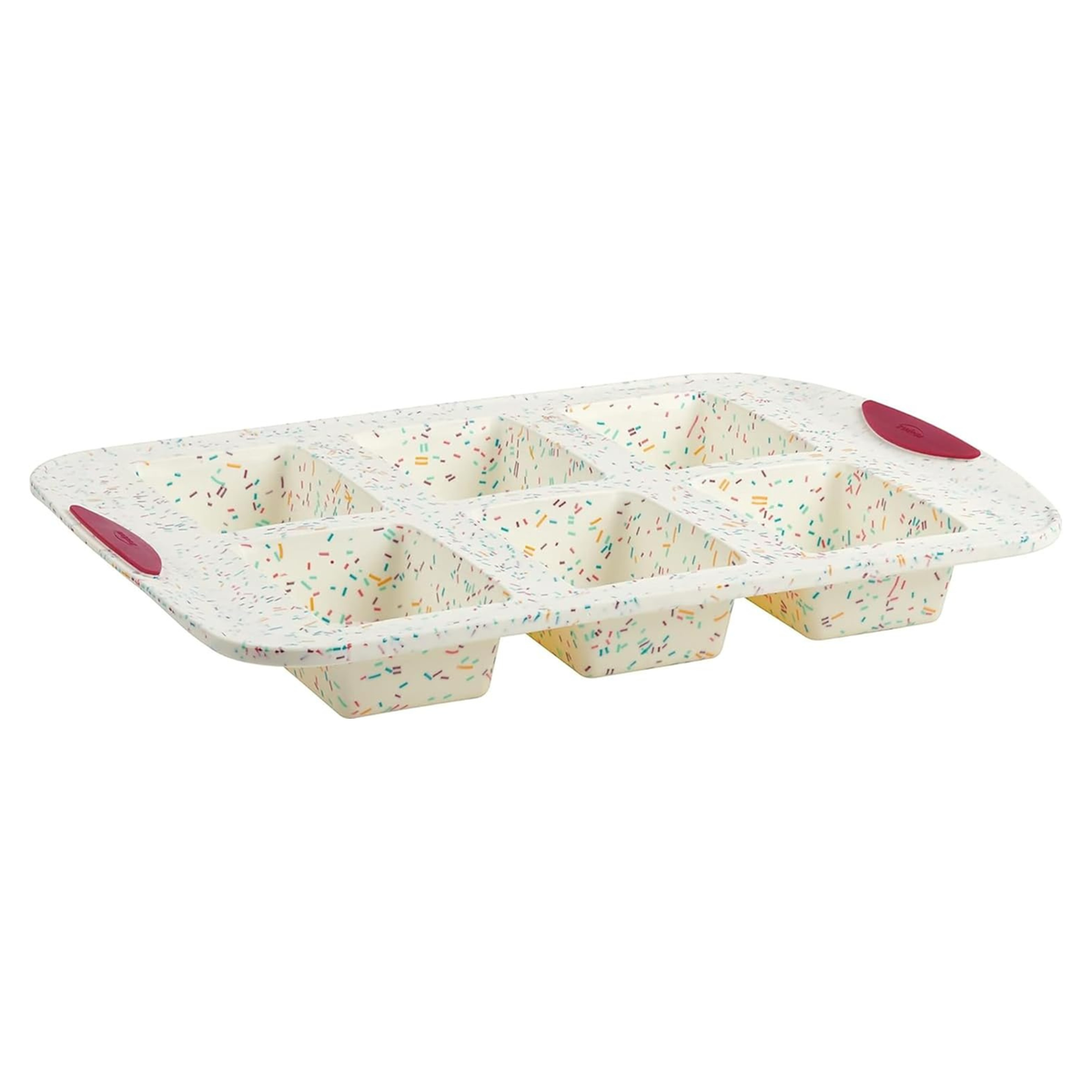 Moule à 6 mini pains en silicone Confetti – Trudeau