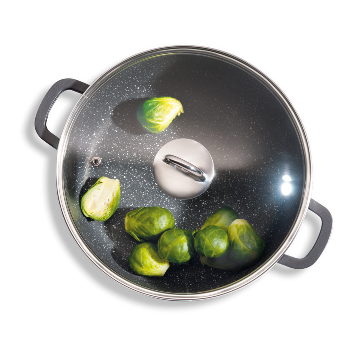 Poêle à sauter avec couvercle 12.5" GRANITE - Cuisine::pro® Cuisine::pro®
