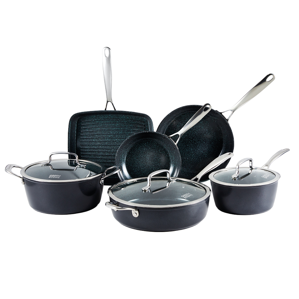Batterie de cuisine 9 pièces GREEN STONE™ – Cuisine::pro® Cuisine::pro®