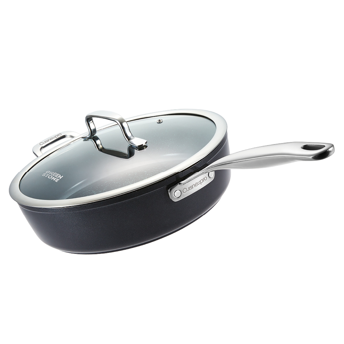Poêle de chef en aluminium forgé avec couvercle GREEN STONE™ 28 cm – Cuisine::pro® Cuisine::pro®