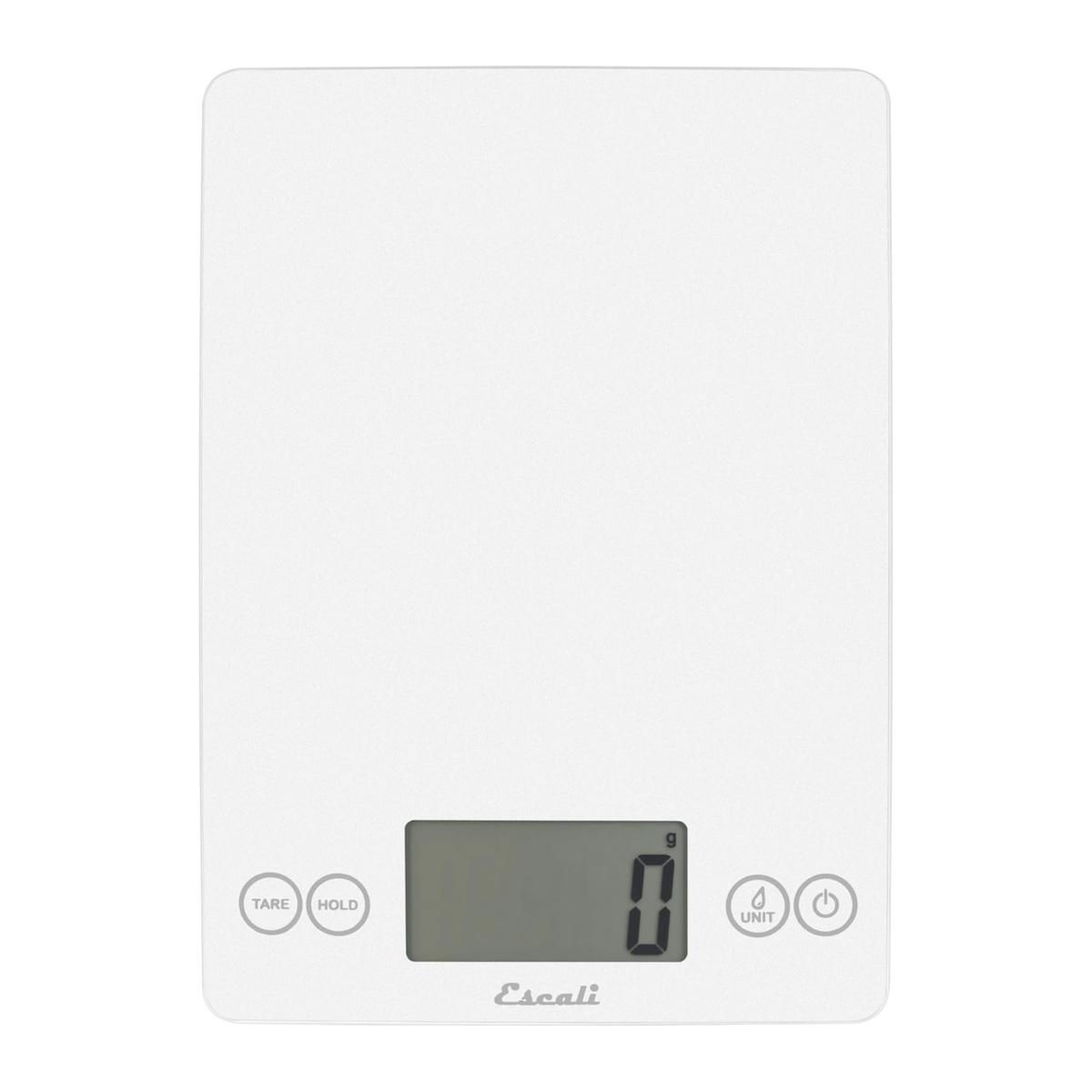Balance de cuisine numérique en verre Arti blanche 15 lb – Escali 