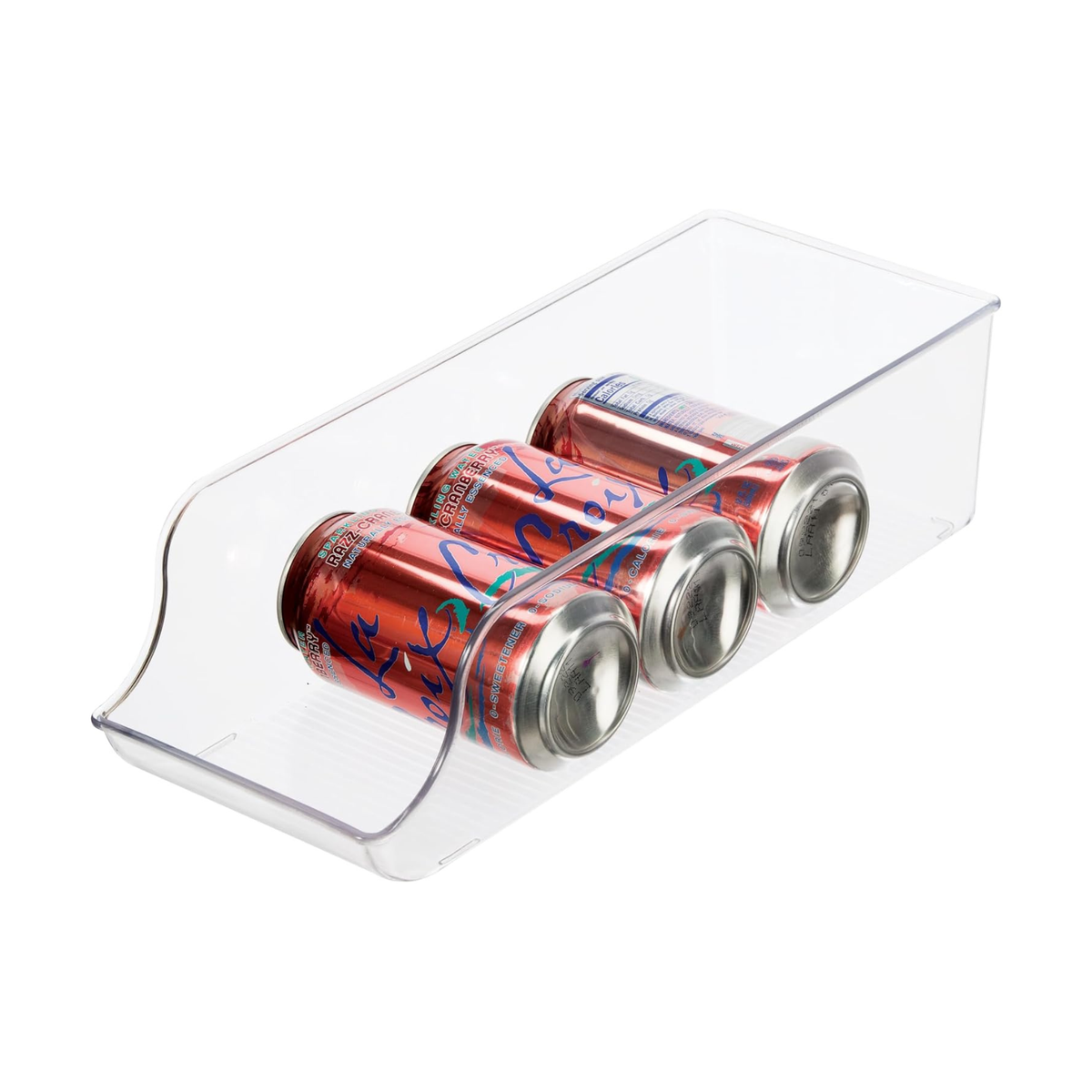 range canettes frigo vue de dessus