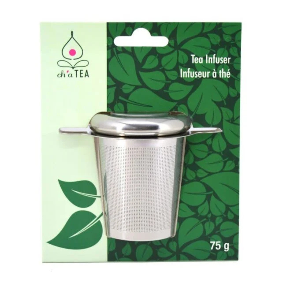Infuseur à thé en acier inoxydable avec couvercle – CH'A Tea