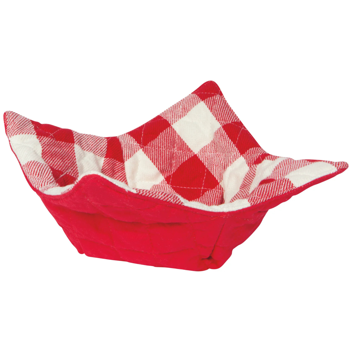 Détail du support à bol en coton réversible
