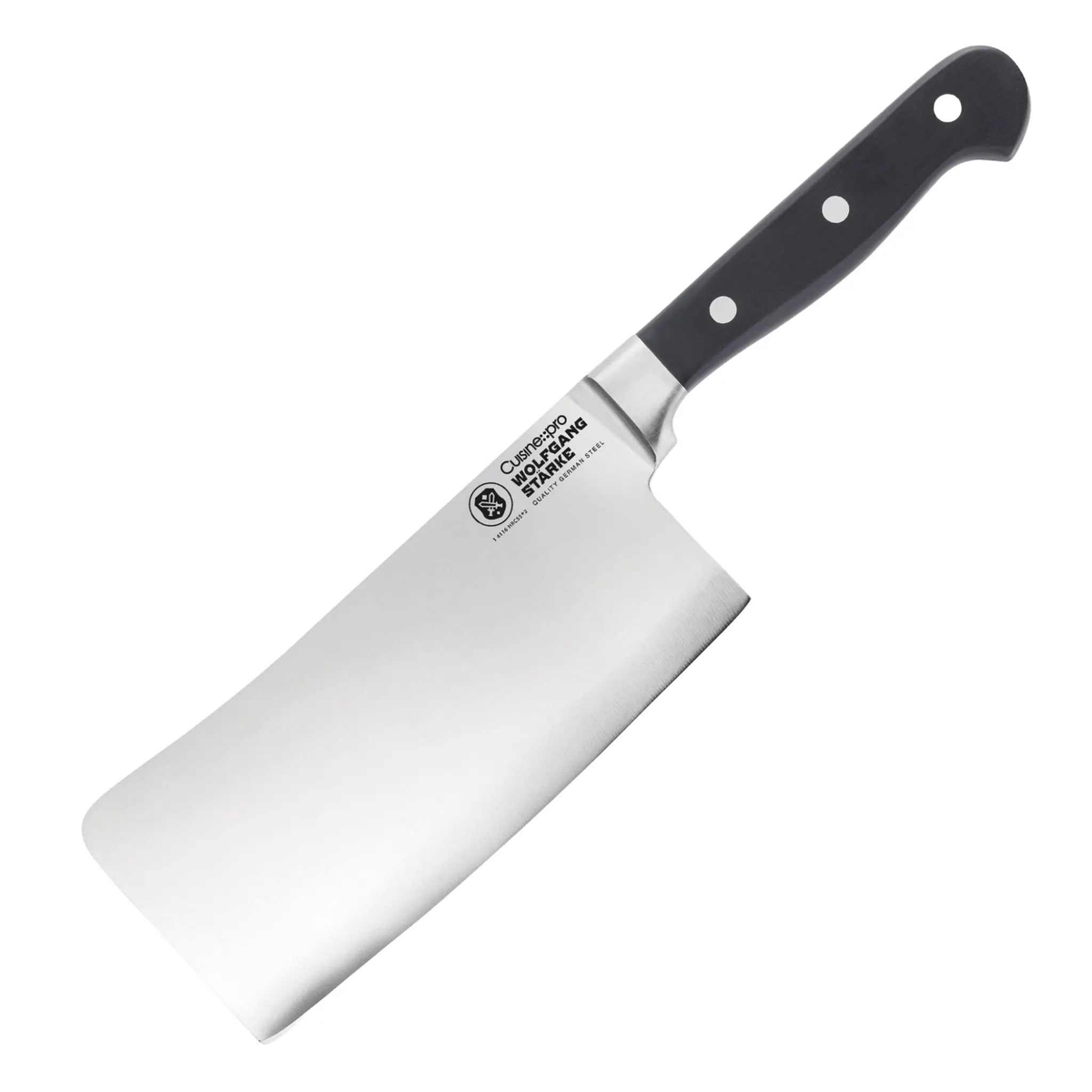 Couperet 16.5 cm Wolfgang Starke robuste pour découpe puissante en cuisine professionnelle