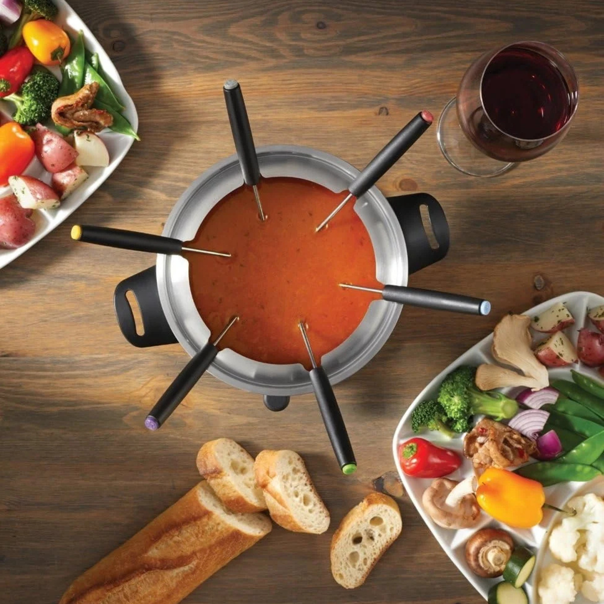 Ensemble de 6 fourchettes à fondue acier inoxydable 22,5 cm – Starfrit