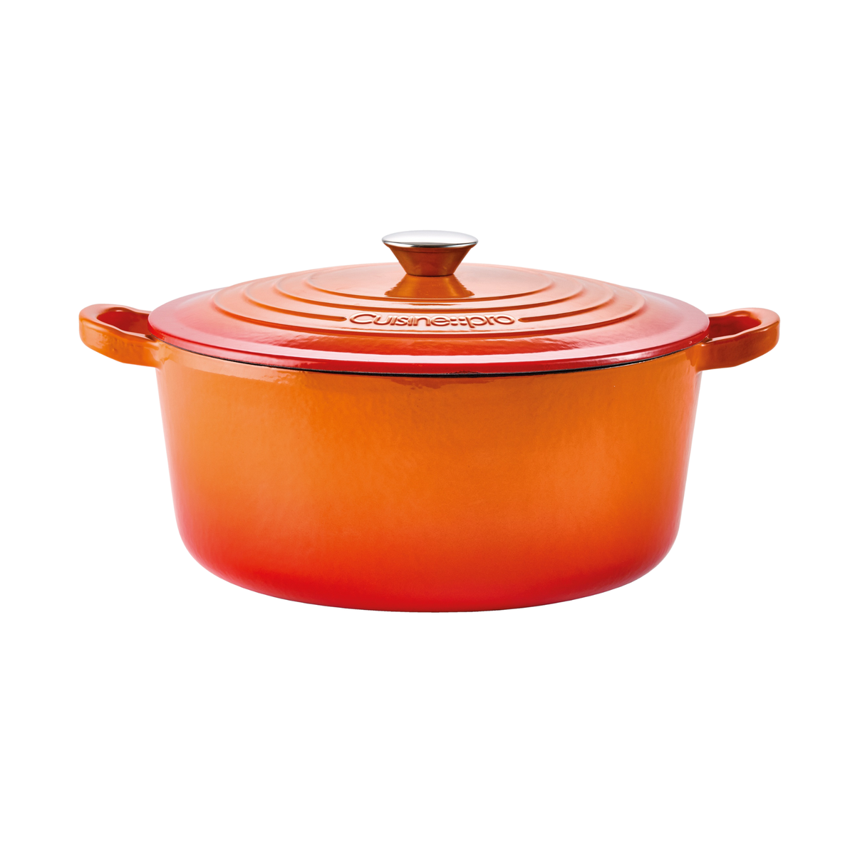 Cocotte ronde en fonte flamme LE CONNOISSEUR™ 6,3 L - Cuisine::pro® Cuisine::pro®