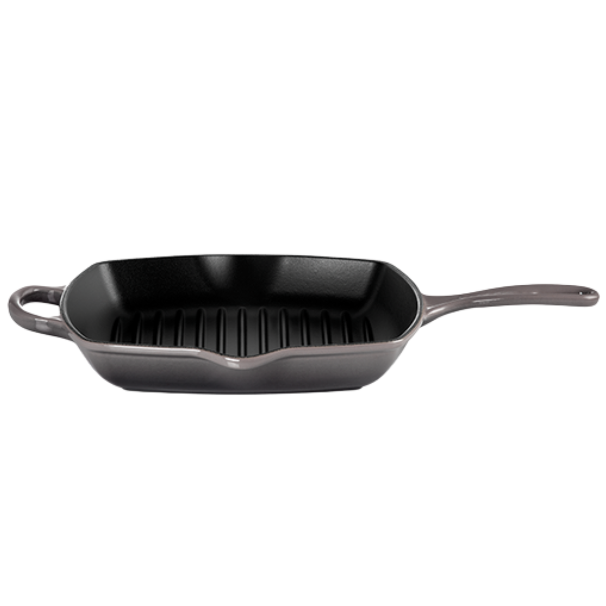 Oyster Enameled Cast Iron Square Grillit 26 cm – Le Creuset