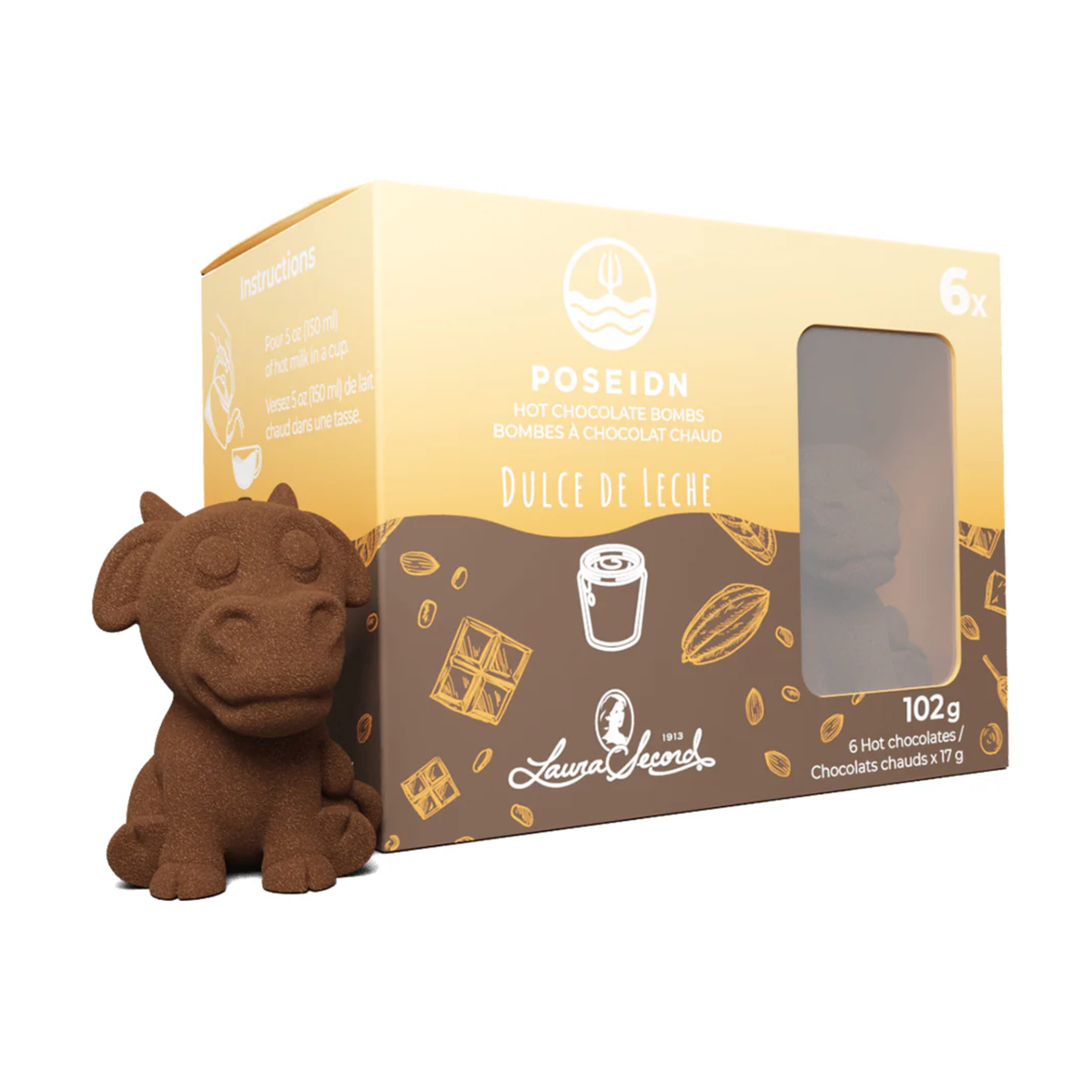 Ensemble de 6 bombes chocolats chauds Dulce de Leche – Poseidn