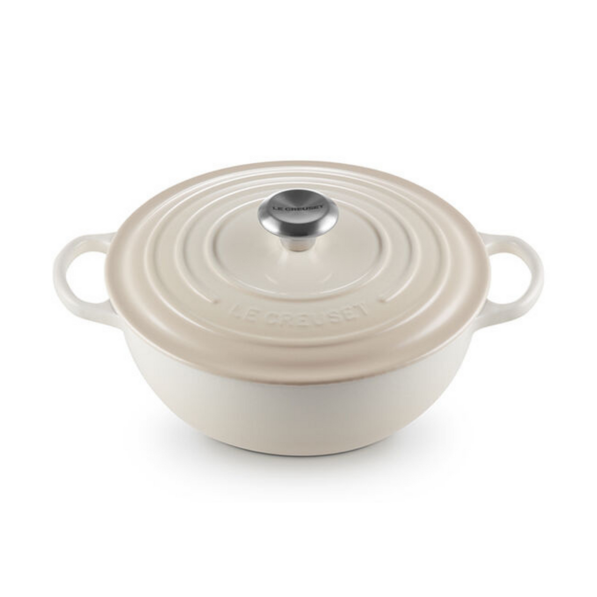 Cocotte du chef en fonte émaillée Meringue 4,1 L – Le Creuset