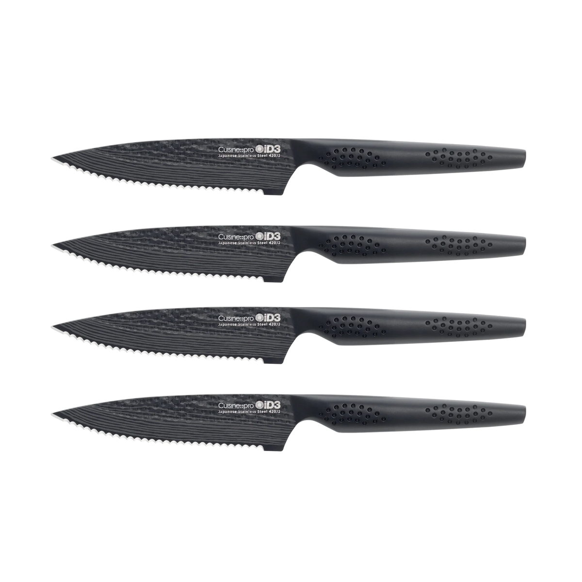 ensemble de couteaux à steak iD3 BLACK SAMURAI™ Cuisine::pro® vue complète