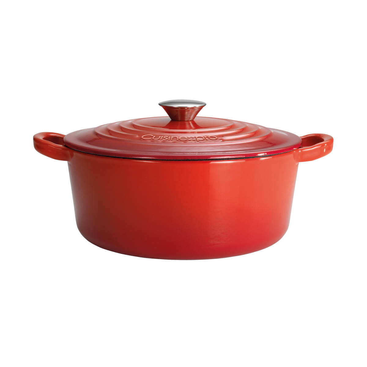 Cocotte ronde en fonte rouge LE CONNOISSEUR™ 6,3 L - Cuisine::pro® Cuisine::pro®