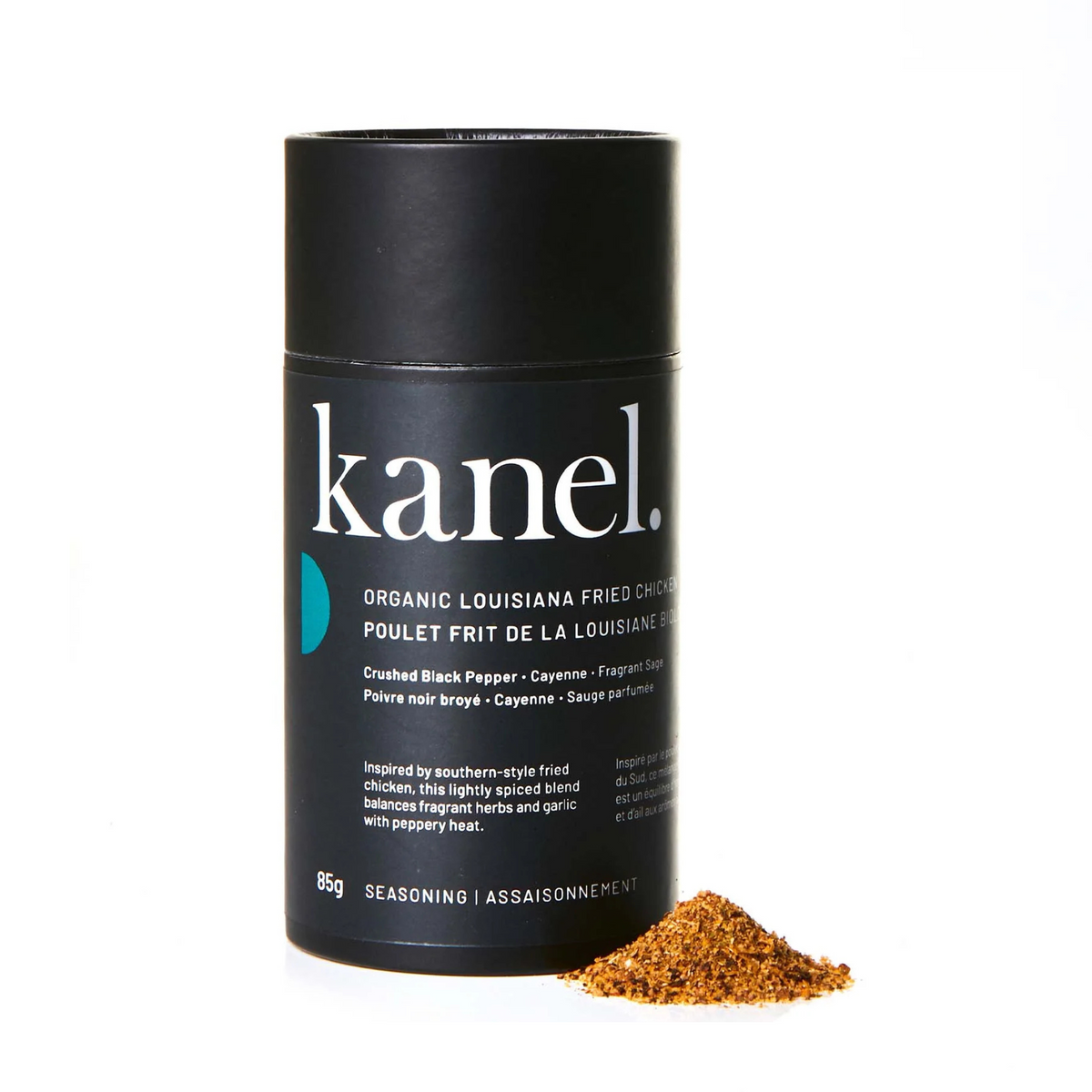 Assaisonnement poulet frit de la Louisiane biologique 85 g - Kanel Kanel