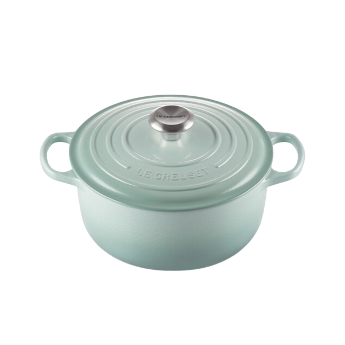 Cocotte ronde en fonte émaillée Sauge 4,2 L – Le Creuset