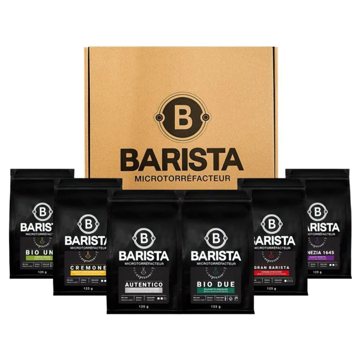 coffret café espresso vue complète barista
