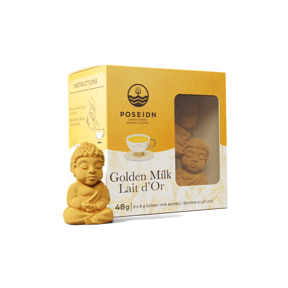 Ensemble de 6 bombes Golden Milk – Poseidn