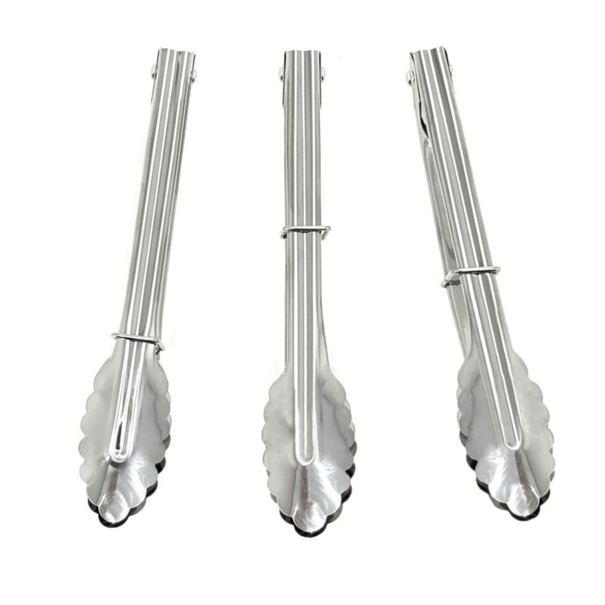 Ensemble de 3 pinces tout usage en acier inoxydable 18 cm – Danesco