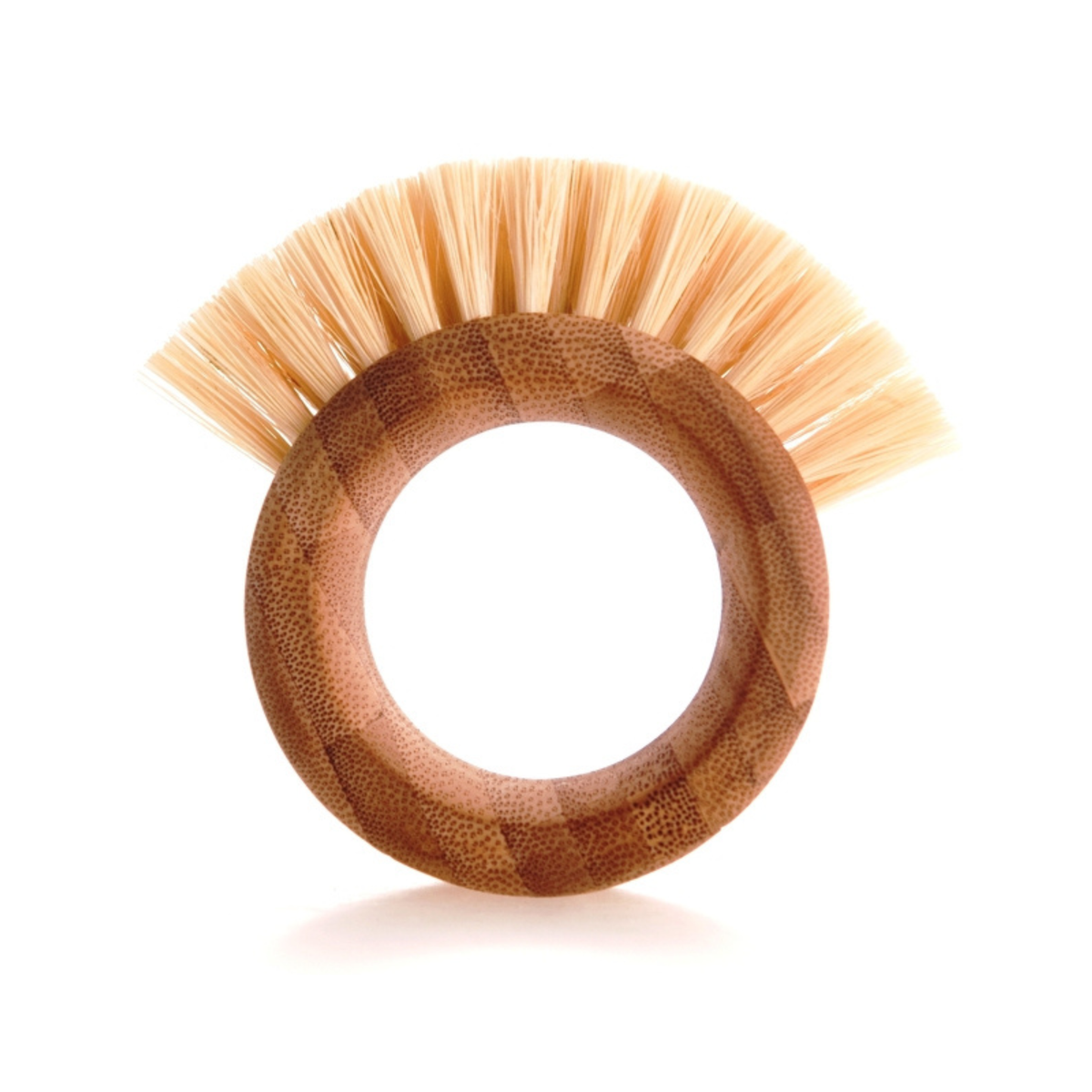 brosse à légumes bambou vue de dessus