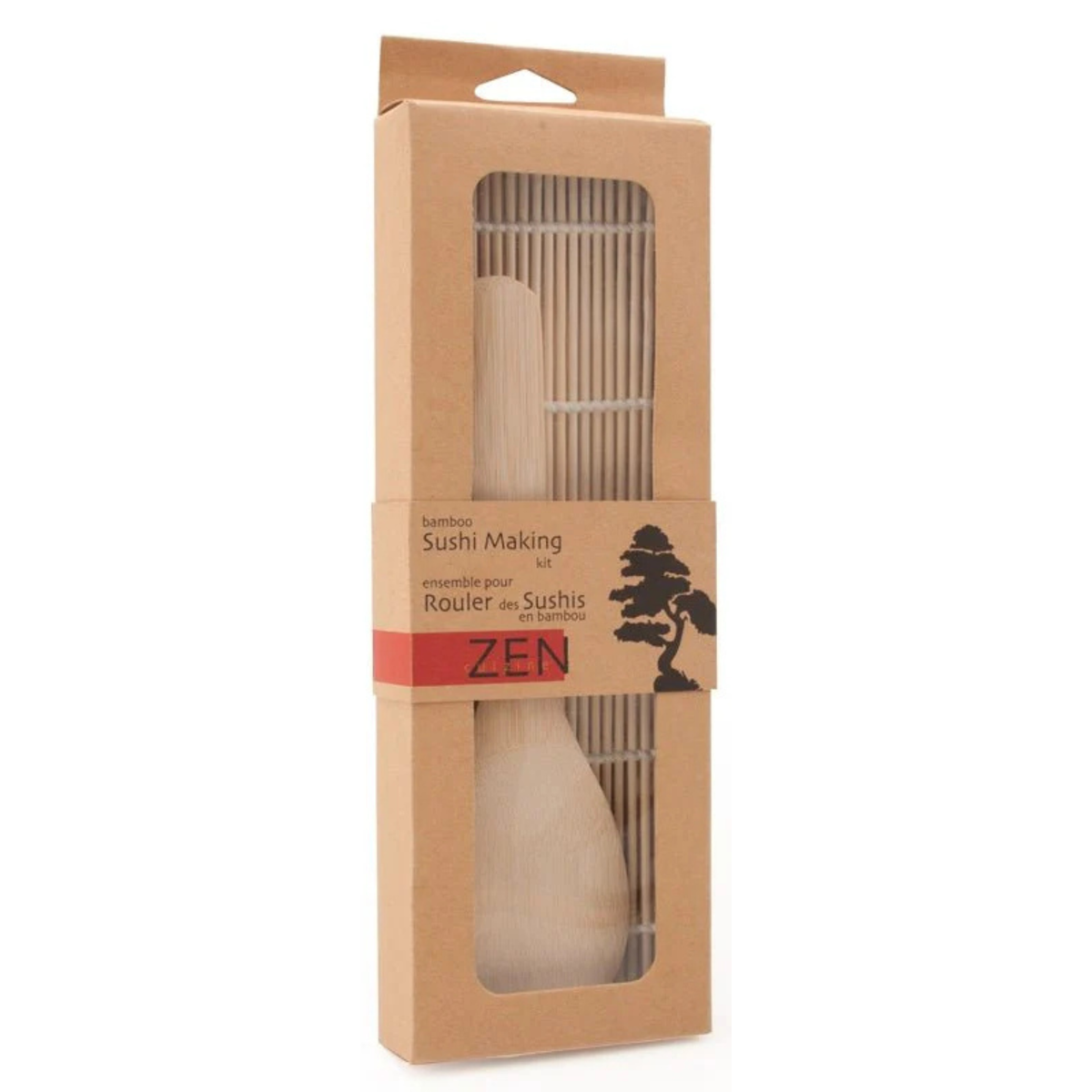 kit sushi bambou vue de dessus