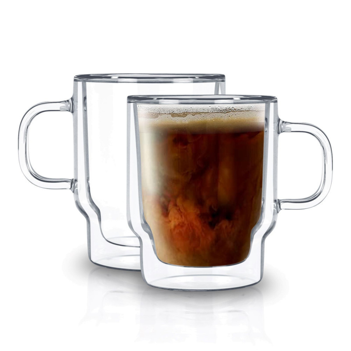 Ensemble de tasses à café empilables à double paroi 350 ml – Brilliant