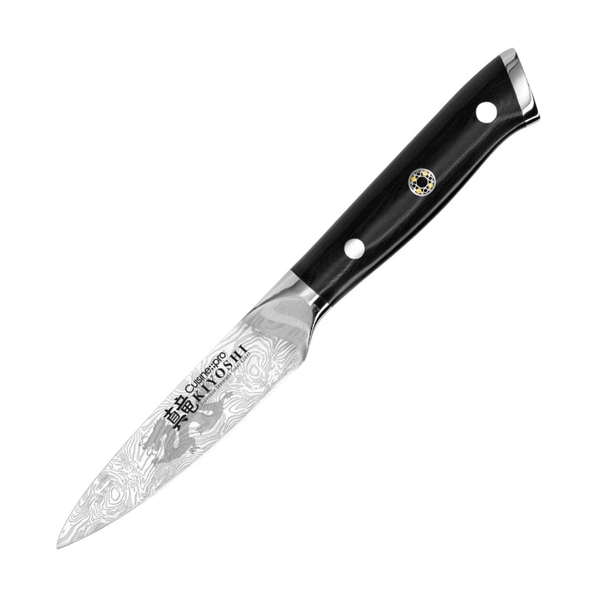 Couteau d’office 9 cm KIYOSHI® tranchant pour éplucher fruits et légumes