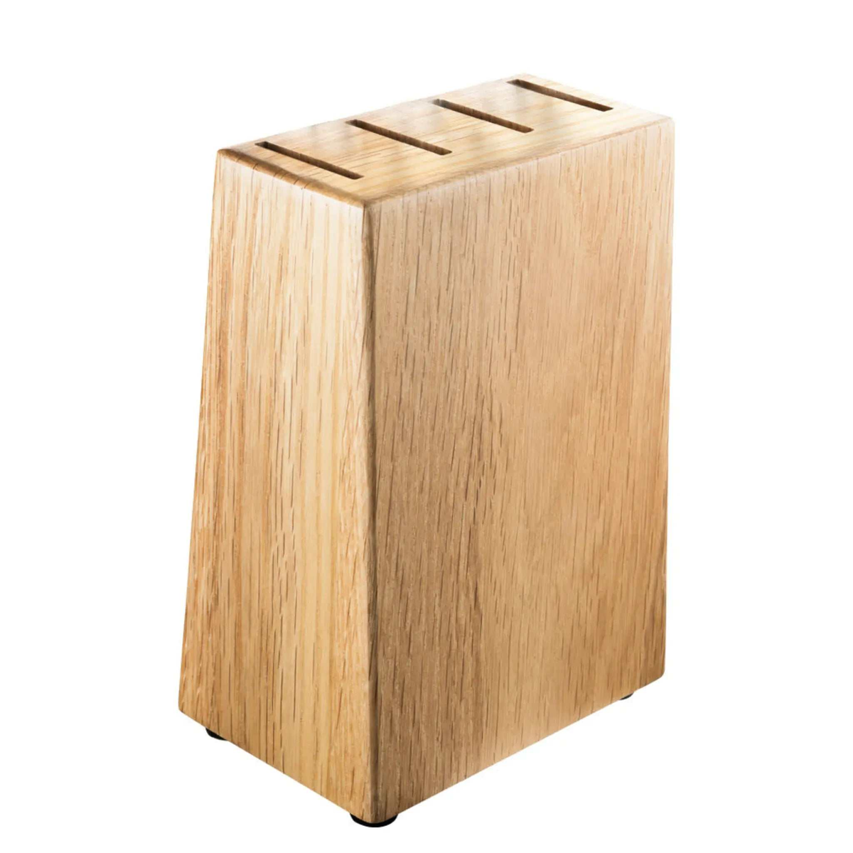 Bloc couteaux à steak en acacia avec fentes UNIVERSAL Cuisine::pro® pour rangement sécurisé