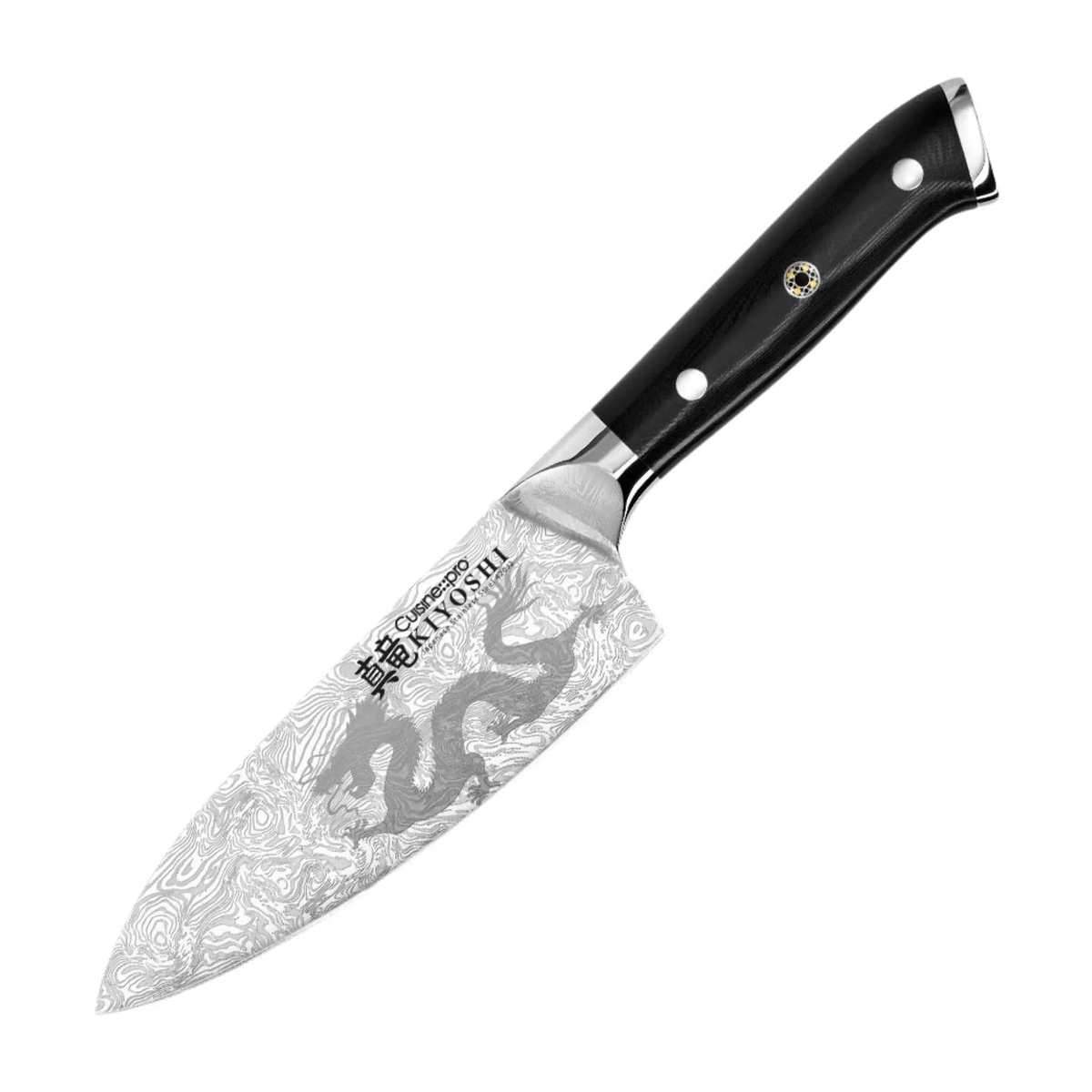 couteau de chef kiyoshi 15 cm mini lame tranchante cuisine pro