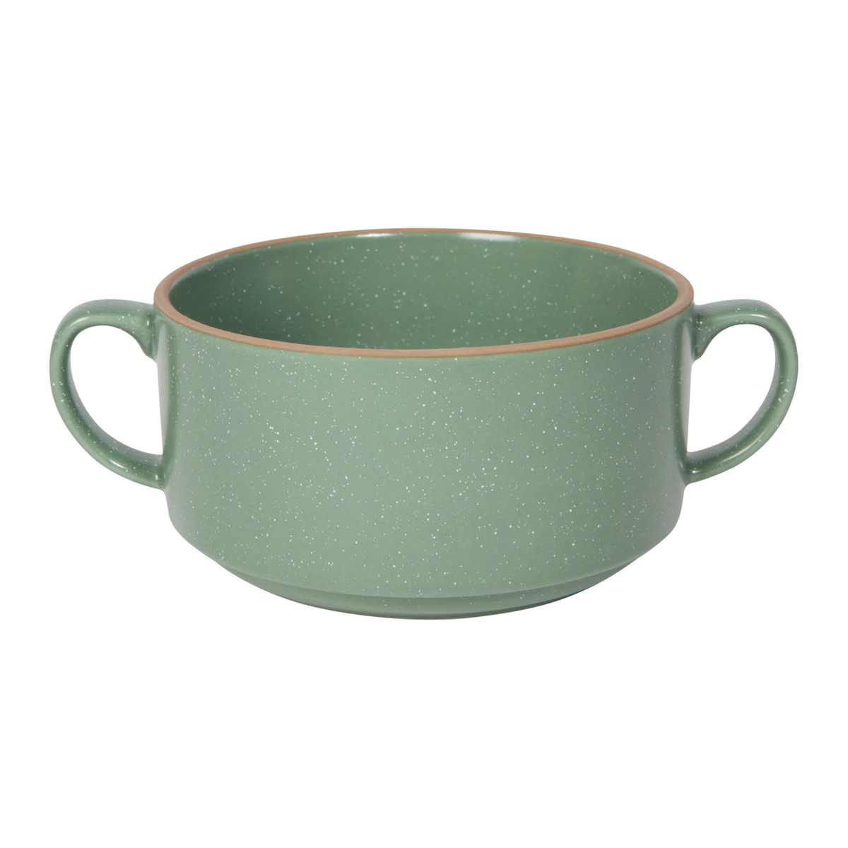 Bol en grès vert avec poignées 591 ml – Now Designs 