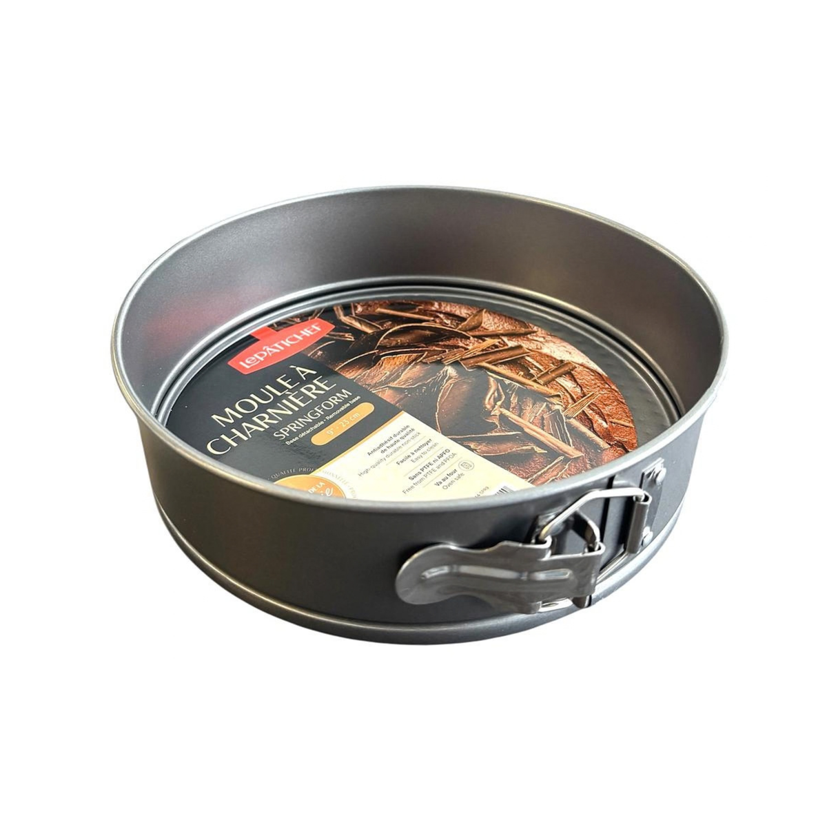 Moule à charnière antiadhésif à base amovible 23 cm – Le Pâtichef