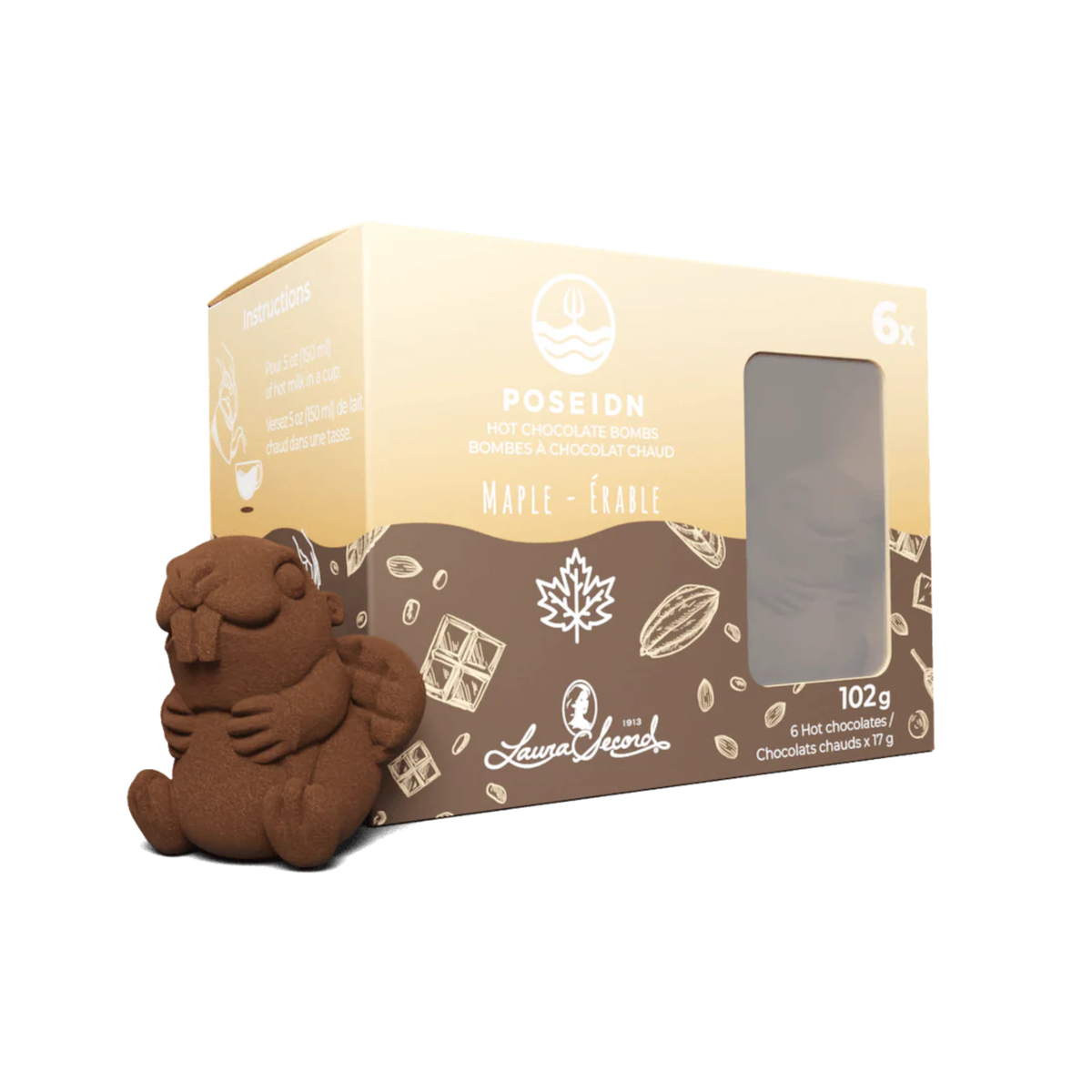 Ensemble de 6 chocolats chauds à l’érable – Poseidn