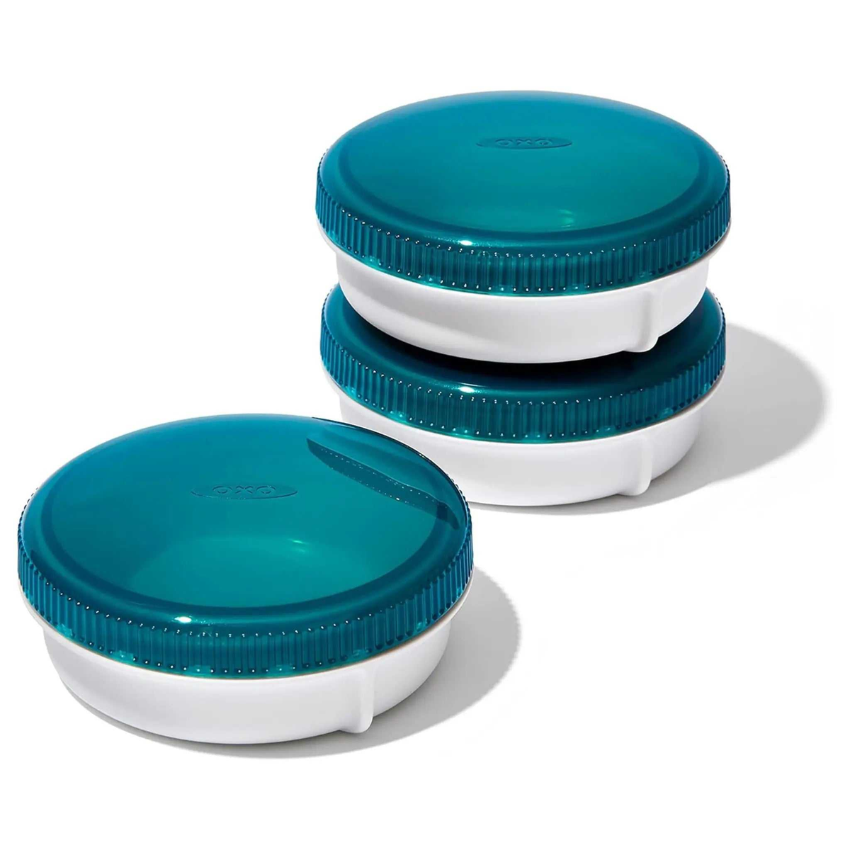 Ensemble de 3 contenants à condiments OXO Good Grips Prep & Go hermétiques et réutilisables