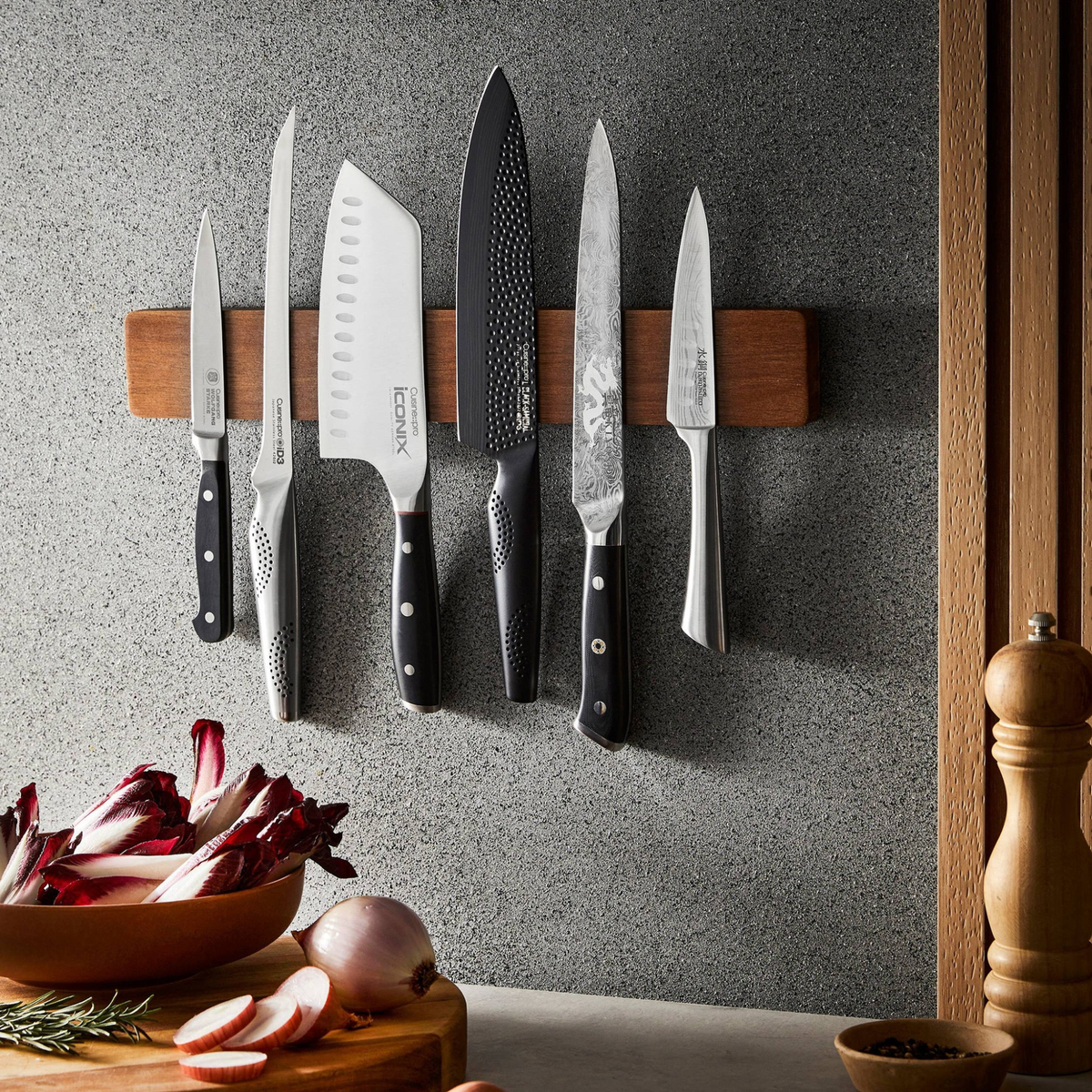barre magnétique couteaux iD3® 39,4 cm vue complète