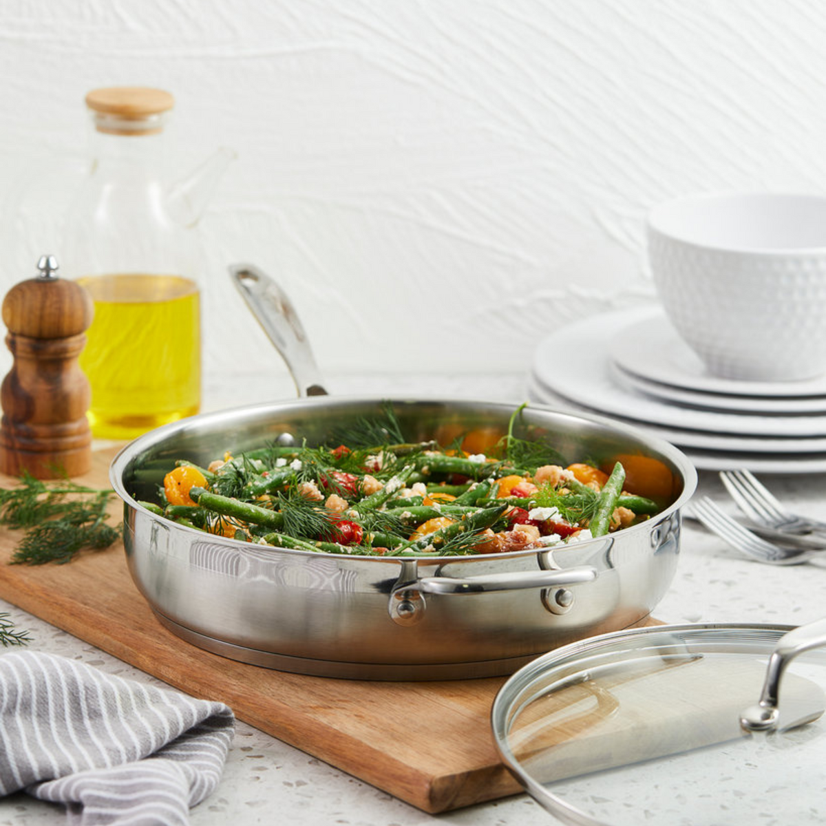 Poêle à sauter avec couvercle 11" iconiX - Cuisine::pro® Cuisine::pro®