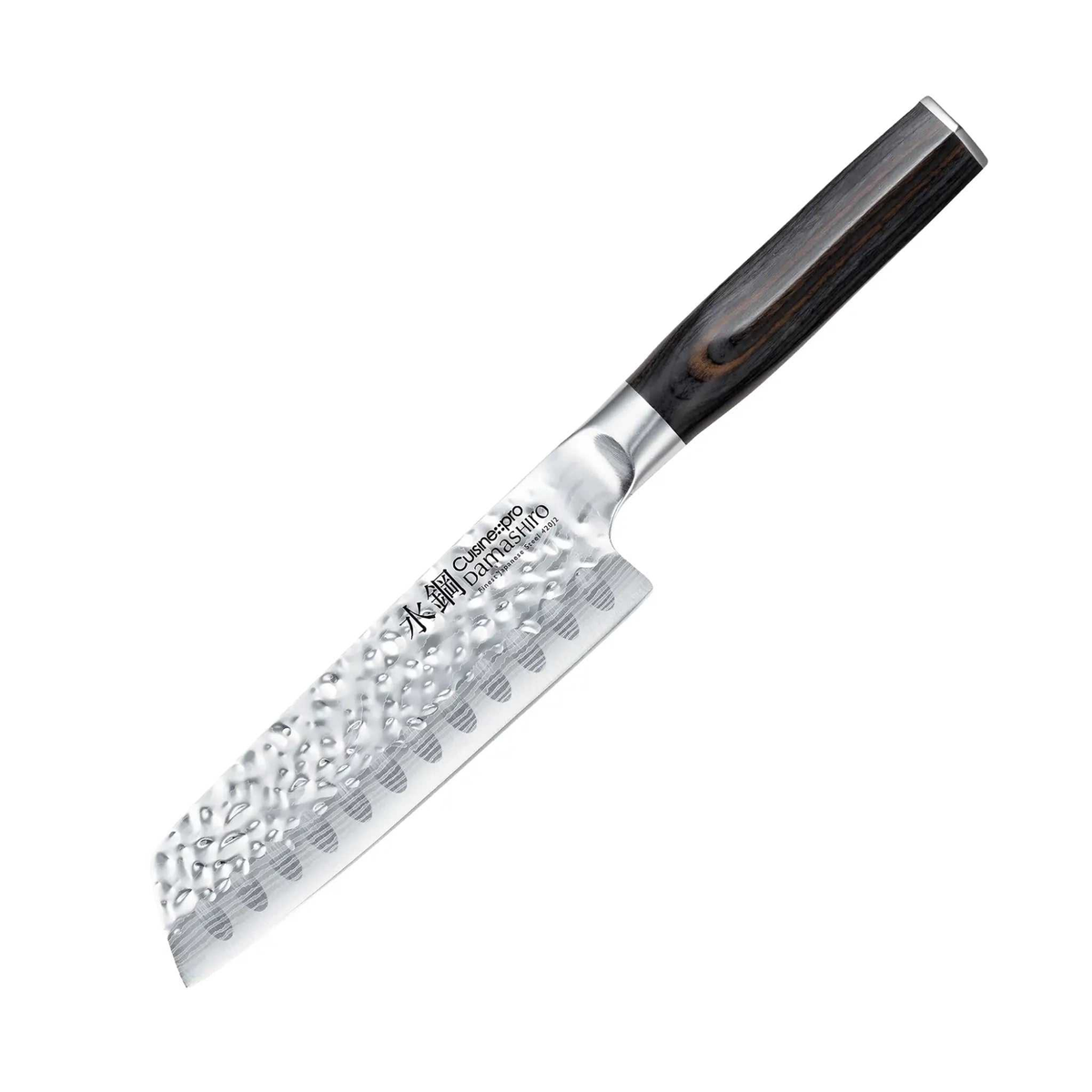 Couteau santoku Damashiro EMPEROR® 14 cm pour trancher et hacher précis en cuisine professionnelle