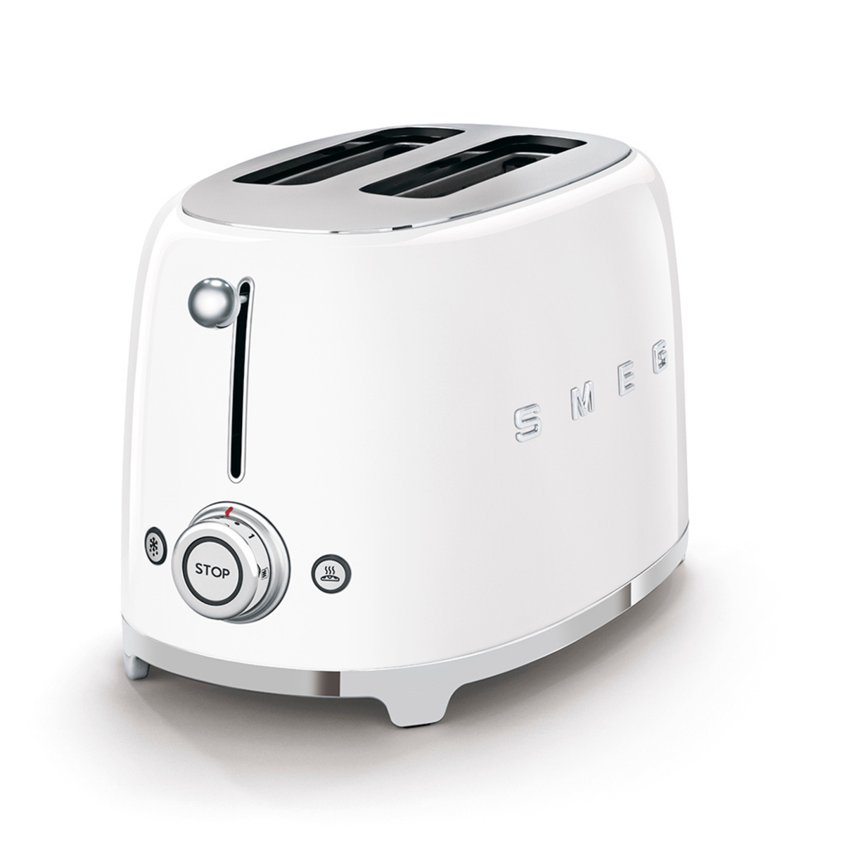Grille-pain Deluxe 2 tranches blanc - Smeg Smeg