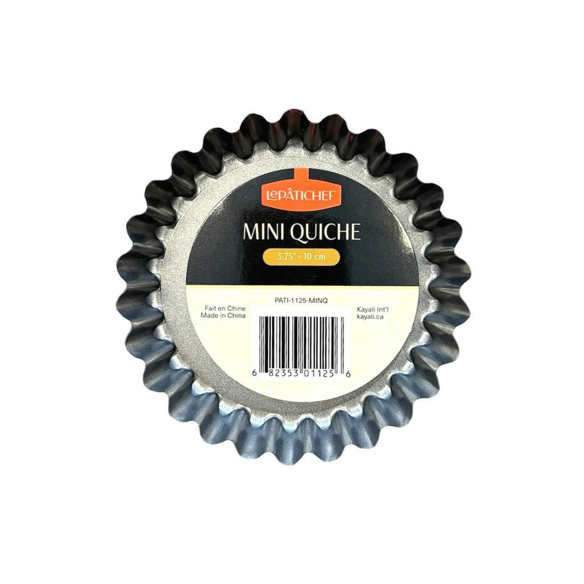 Mini moule à quiche à fond amovible 10 cm – Le Pâtichef
