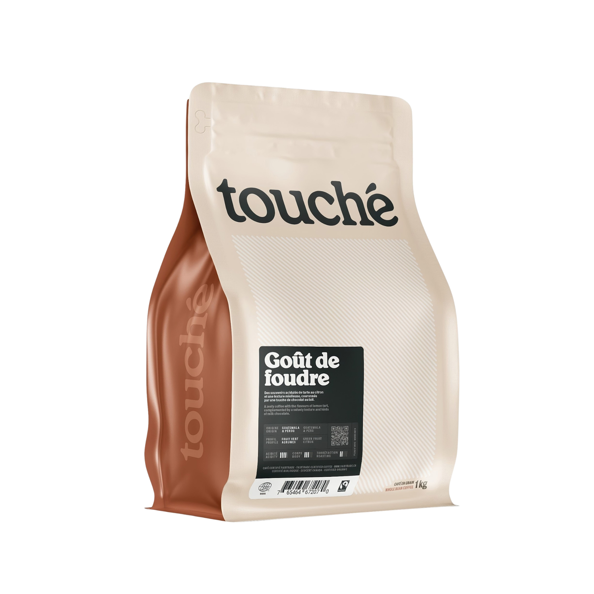 café en grains 1 kg sac emballage café bio
