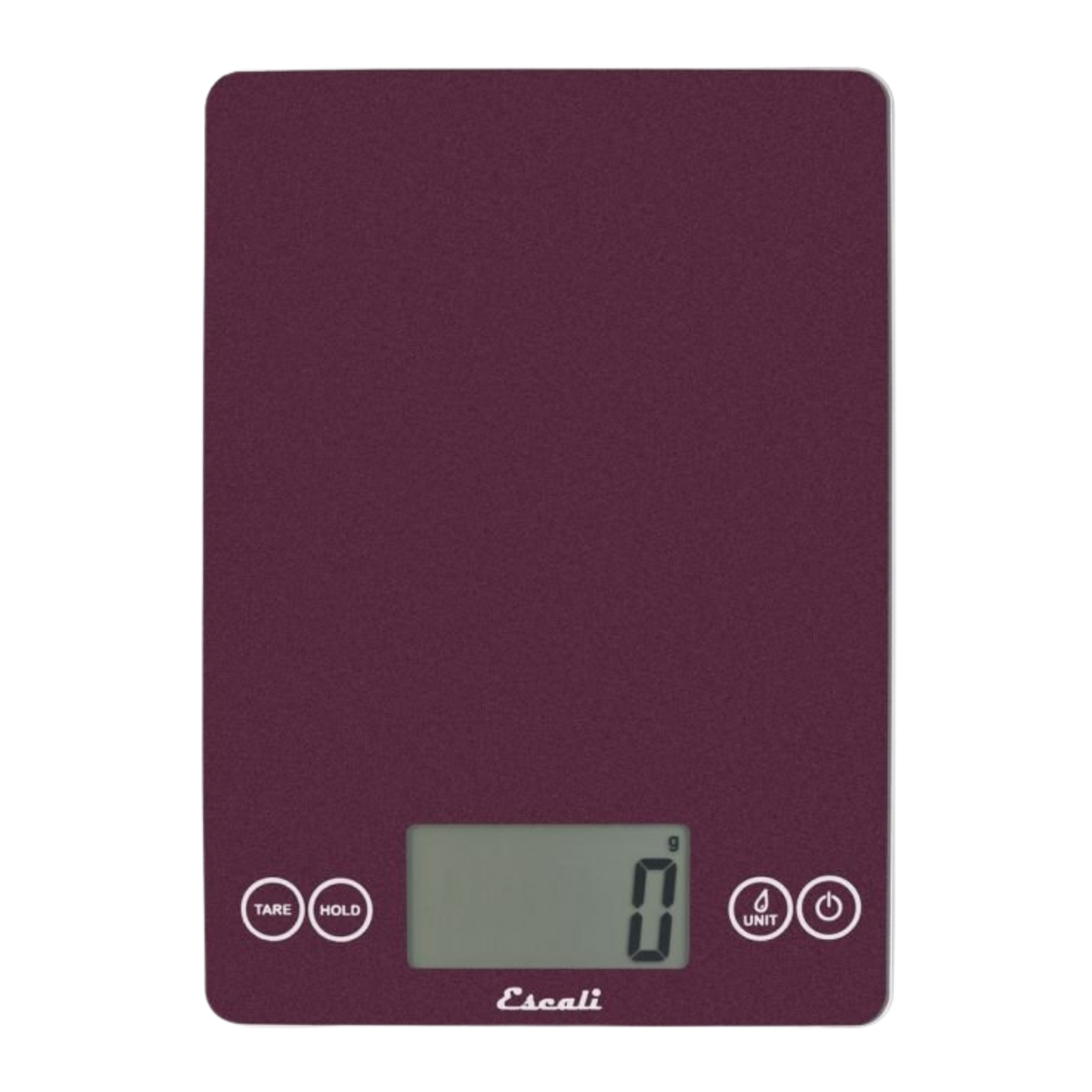 Balance de cuisine numérique en verre Arti pourpre 15 lb – Escali