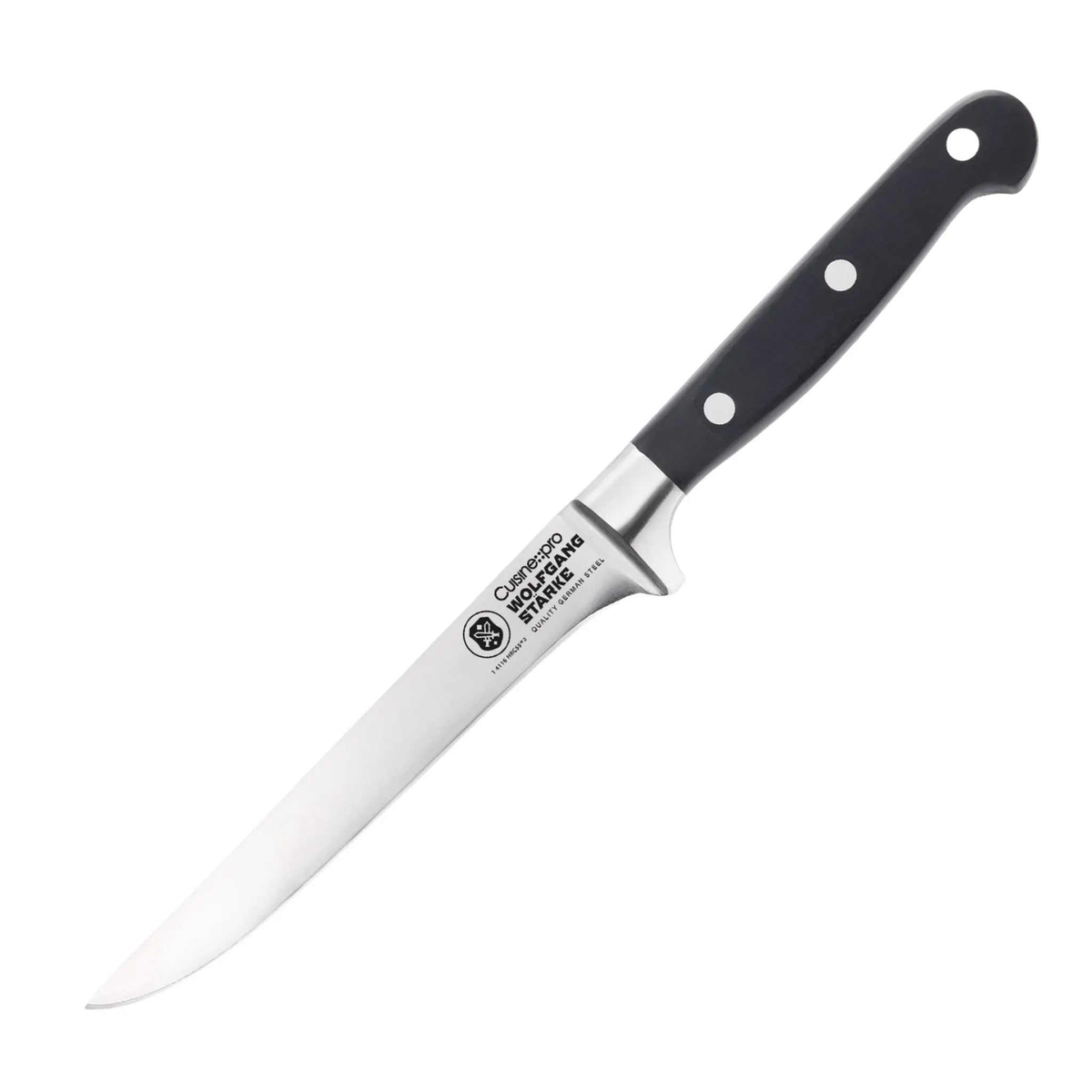 Couteau à désosser 15 cm WOLFGANG STARKE lame étroite et courbée pour viande