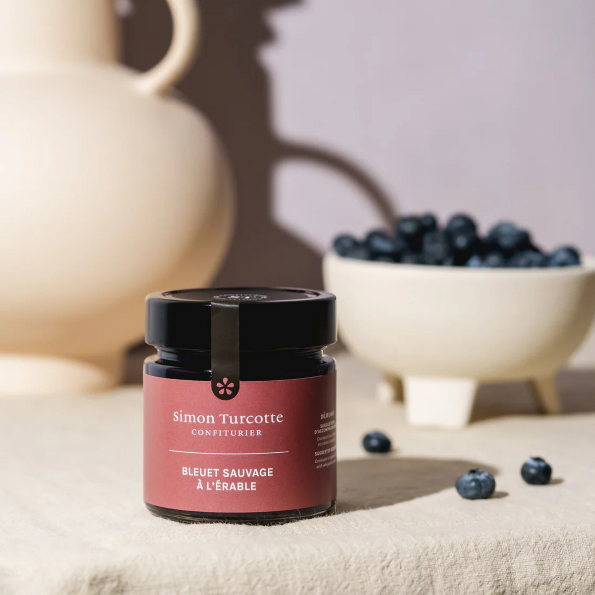Confiture bleuet sauvage à l’érable 212 ml - Simon Turcotte Confiturier Simon Turcotte Confiturier